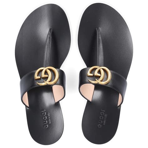 ladies gucci flip flops